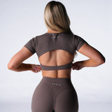 Ropa de entrenamiento Dark Roast Solace Open Back