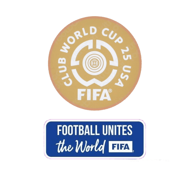 Camiseta de fútbol Club World Cup + Football Unites The World Patches 2025 (Light Colored Jerseys)