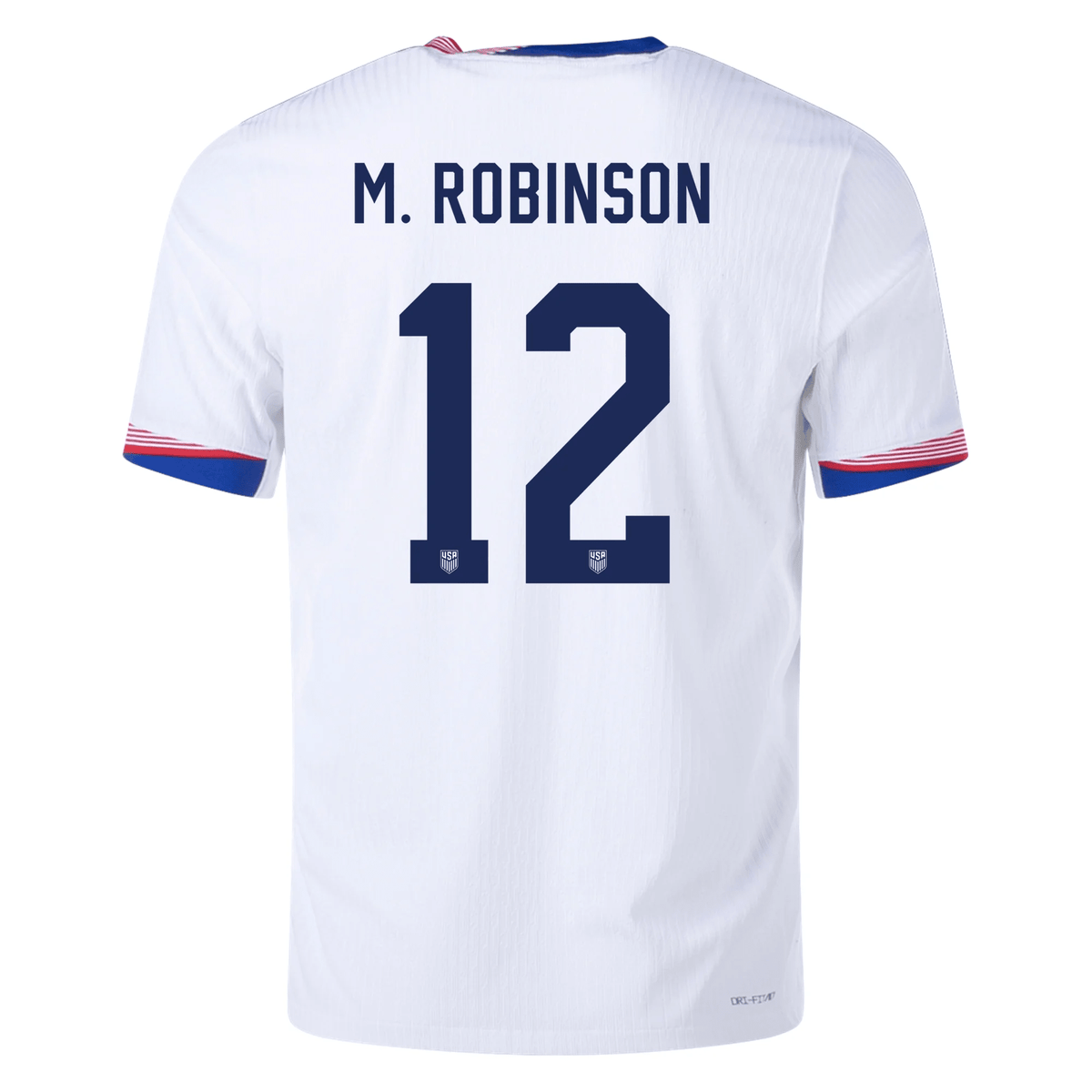 Camiseta de fútbol Nike United States Authentic Miles Robsinson Match Home 24/25 (White/Obsidian) (hombre)