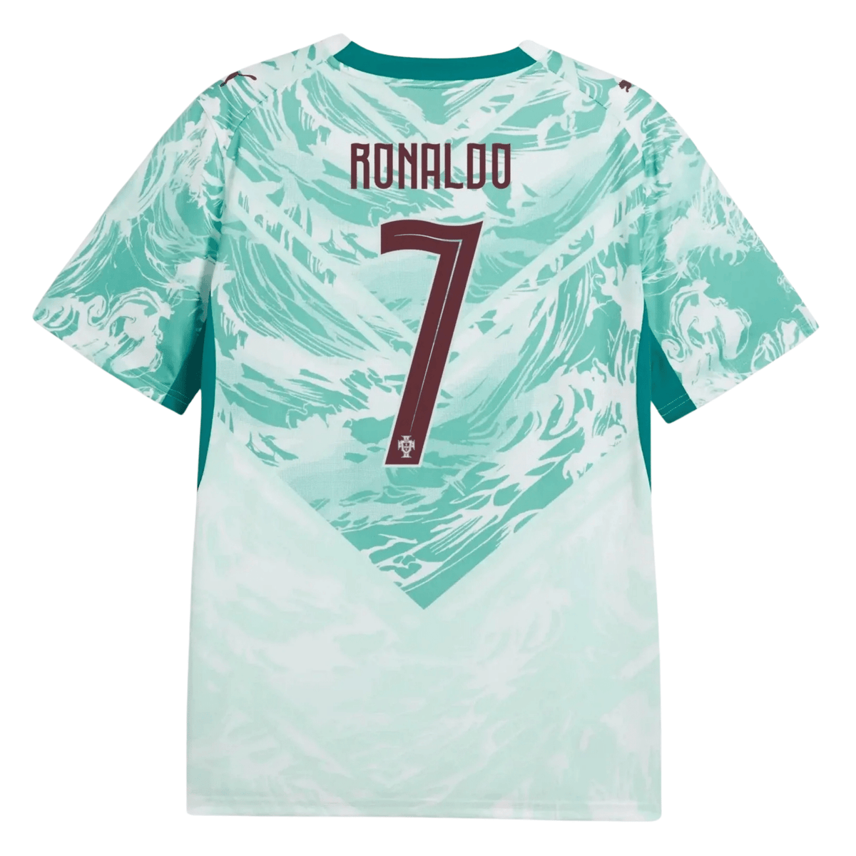 Camiseta de fútbol Puma Portugal Cristiano Ronaldo Away 2026 (Green Lagoon/White)*