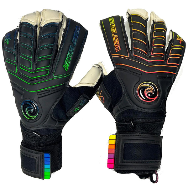 Guantes de portero West Coast Spyder S24F Evil Twins Goalkeeper (Black/Multi Color)